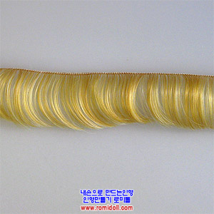 롤머리 - 밝은황금투톤 (세로 5cm, 고열사)