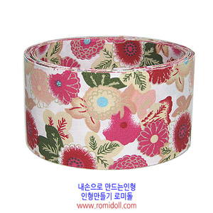 기모노리본 - 플라워 (분홍색) 45cm
