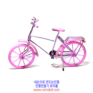 인형자전거 (진분홍색)